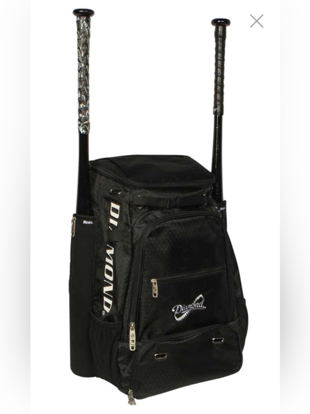 Anthem Sports Diamond Reign Batpack Backpack Bag Black NWT